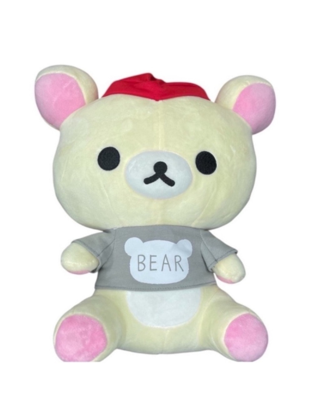 San-X Rilakkuma Korilakkuma In Bear Shirt With Hat Plush 14" plushie Toy